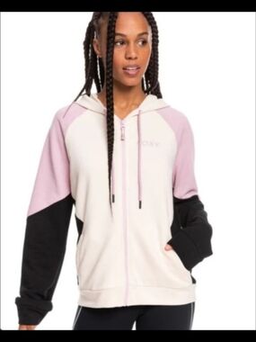 Roxy Women's Colorblock Zip Hoodie - NWT